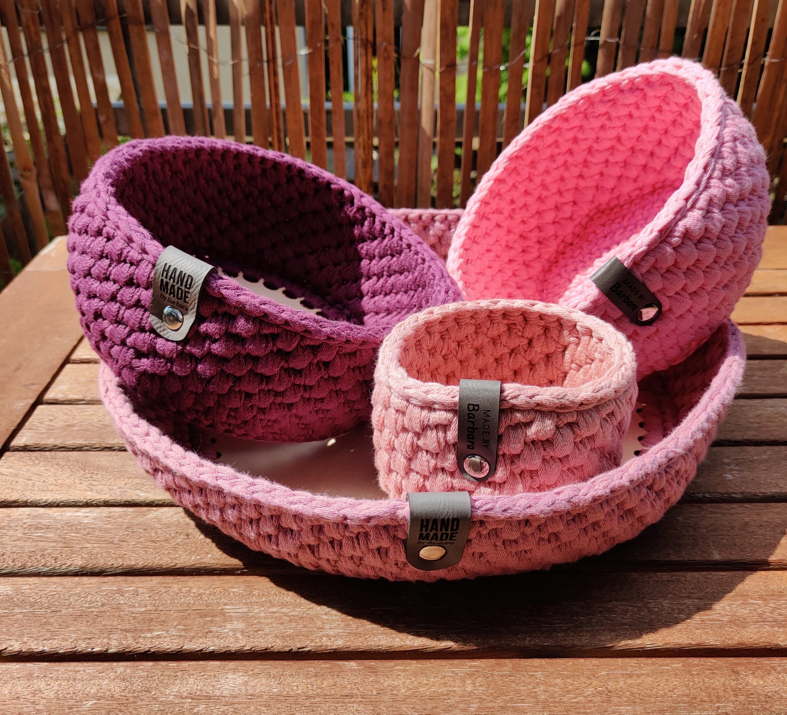Korb, pink
