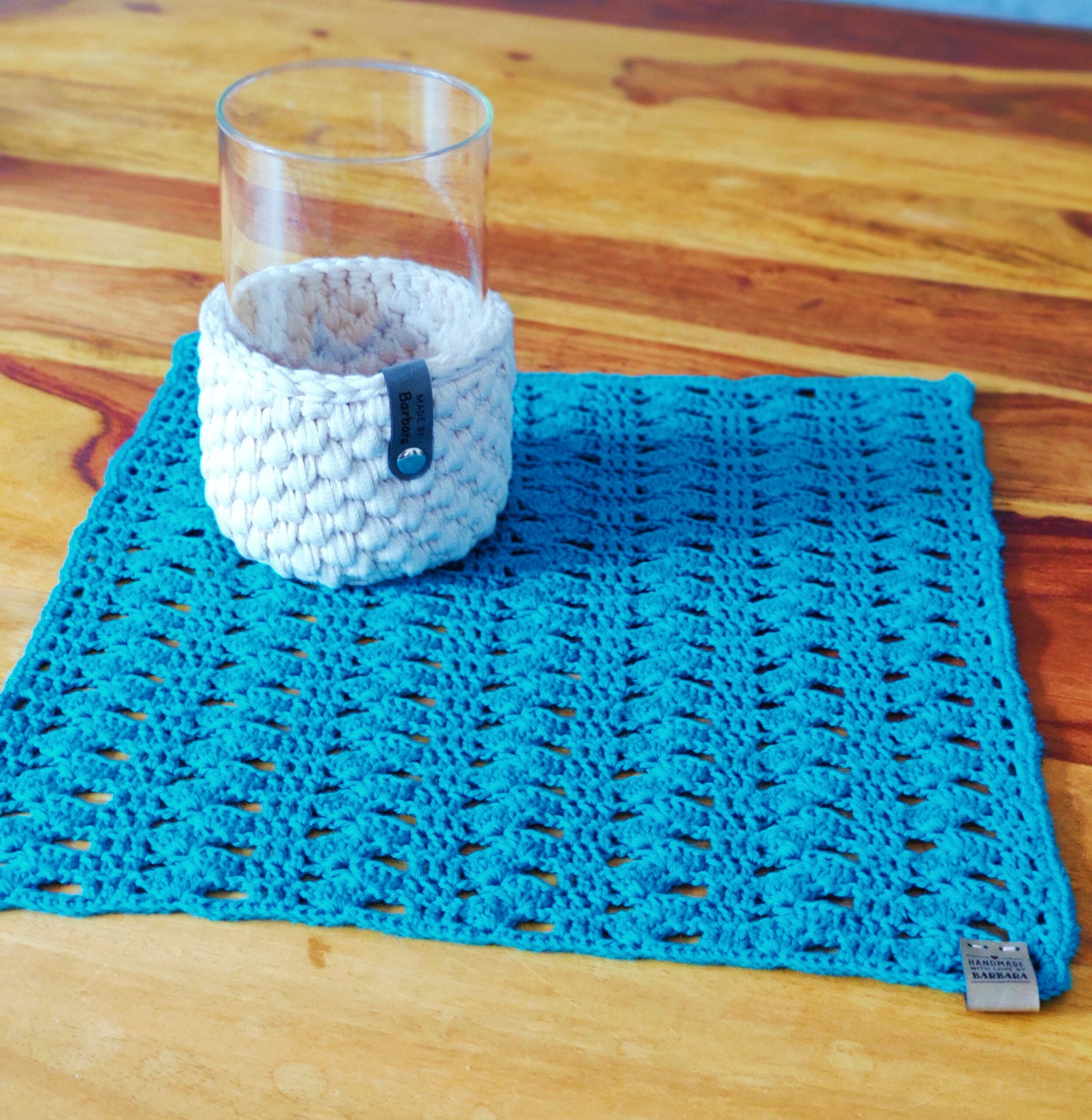 Kleine Tischdecke, blau